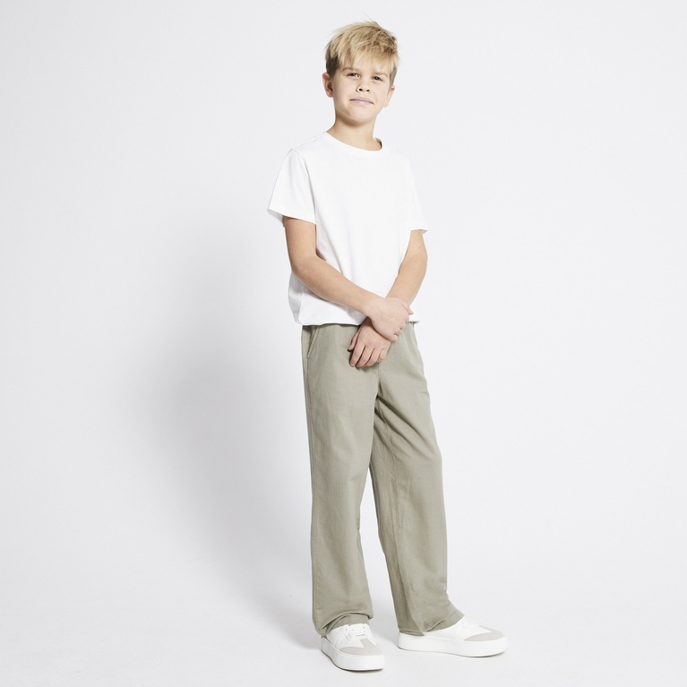 Linen blend pants "Luca" Green
